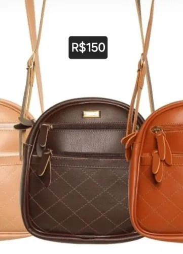 Bolsa de Ombro - Couro Fino