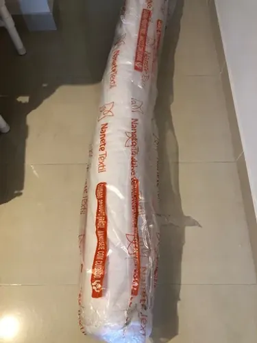 Vende-se peça de 8,5kg de moletom branco 100% PES com pelúcia
