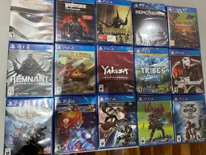 Jogos raros de PlayStation 4 - PREÇOS NA DESCRIÇÃO