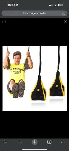 TIPÓIA P/ EXERCÍCIO ABDOMINAL - SUSPENSÃO - FUNCIONAL - TRX