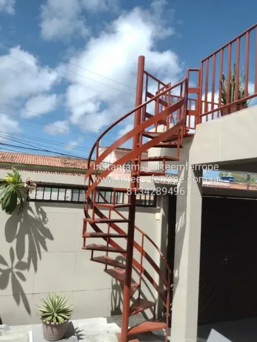 Escadas em ferro - Arte em Ferro