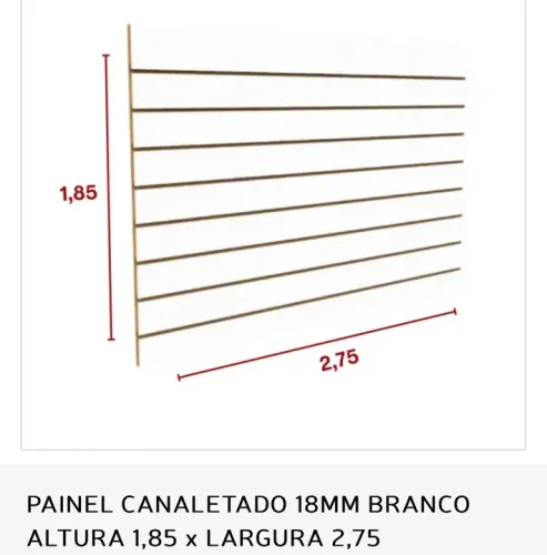 Painel mdf Canaletado chapa inteira 