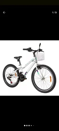 Bicicleta Infantil Aro 24 - Branca