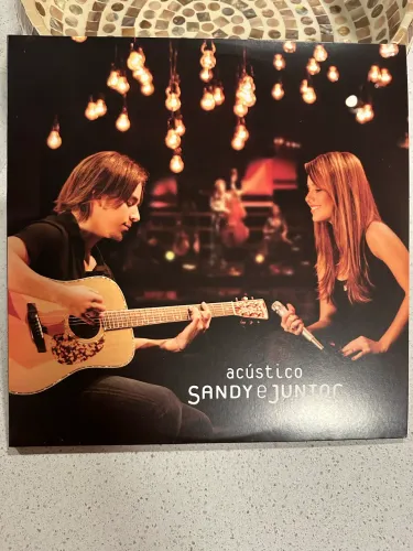 Vinil Sandy e Junior - Acústico (LP Duplo, 180g, Capa Gatefold) - Raro