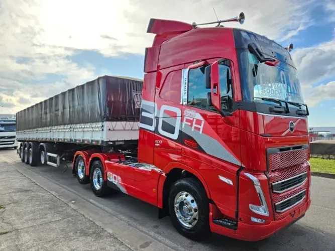 Volvo FH500 6x2 Globetrotter Ano 25 0km Pronta Entrega Pacote LC + 4 Eixo Noma 0km Ano 25