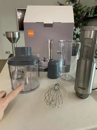 Mixer De Alimentos 4 Em Xiaomi Miui 1000w Cor Prateado
