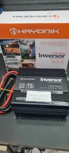 Inversor hayonik 1500w 12v pra 110v Com Defeito Pra Conserto Peças