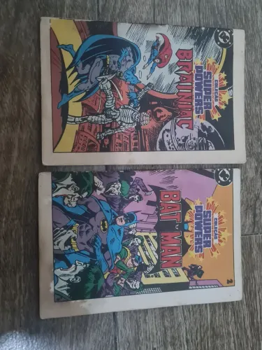 Super powers estrela mini comics  Batman e brainiac