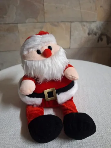 Papai Noel de Pelúcia Grande ou Pequeno
