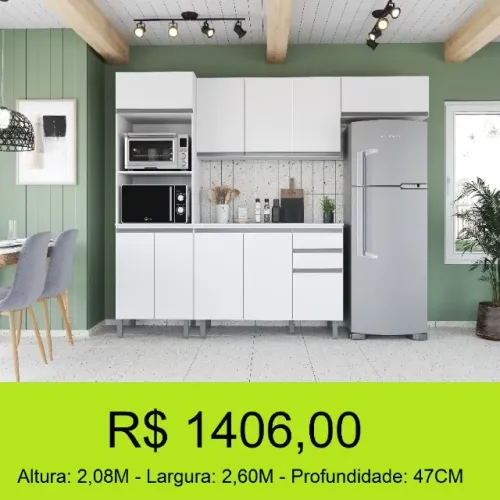 Cozinha completa a Pronta entrega - A solução para o seu espaço