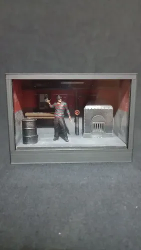  Mini diorama Freddy Krueger 