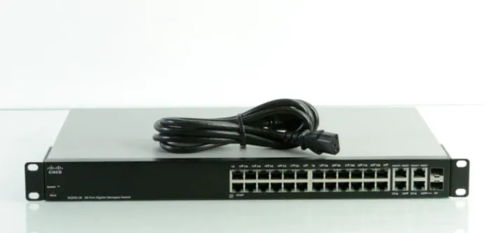 Switch Cisco Sg300-28 24 Portas Gigabit L2 L3