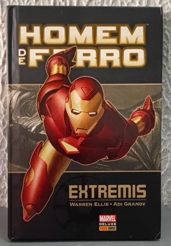Homem de Ferro Extremis - Marvel Deluxe - Capa Dura (Leia descrição)