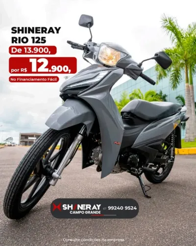 Shineray RIO 125 - zero KM - melhores condições