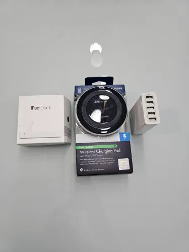 Super Kit - Carregador Anker - PowerBank Samsung - Qi Samsung - iPad 2 Dock - Cases