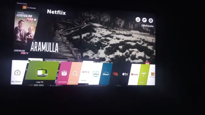 TV LG 43 Uhd 4k 750,00 PRA SAIR HOJE
