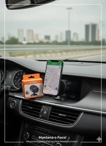 SUPORTE AUTOMOTIVO MAGNÉTICO 