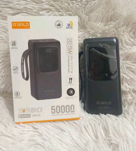 Carregador Portátil 50000mAh ?'GOLD - Turbo 22.5W