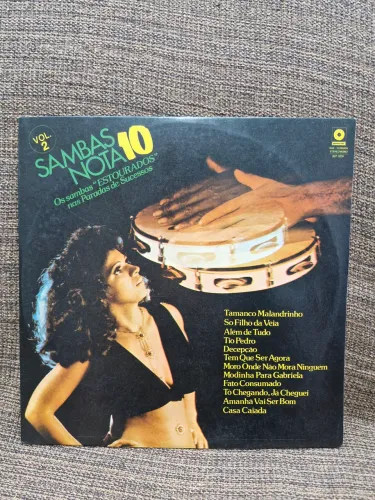 Disco de Vinil Sambas Nota 10 Vol. 2