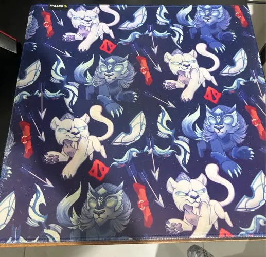 Mousepad Gamer Fallen Dota 2 Lunar Set Speed+ Grande 45x45cm