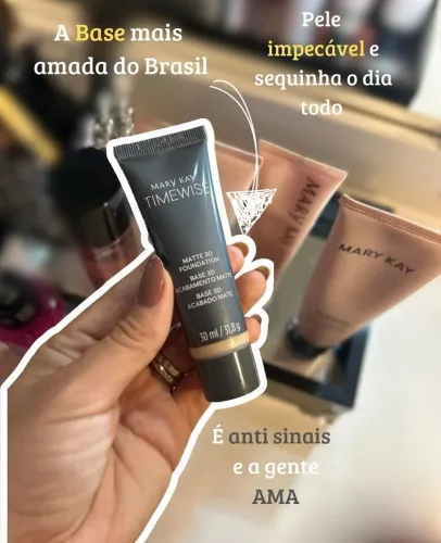 Base Mary Kay Timewise Matte 3D - A base mais amada!