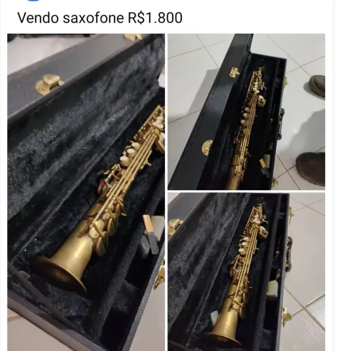 Saxofone à venda - R$1.800