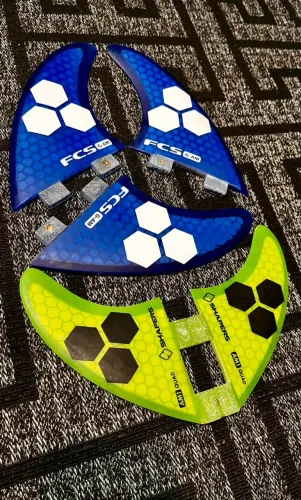 Quilhas Fcs Al Merrick Gam Grande + Quad Shapers Fins Am1 