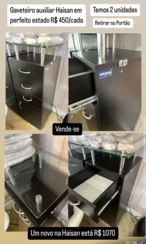 Gaveteiro auxiliar Haisan