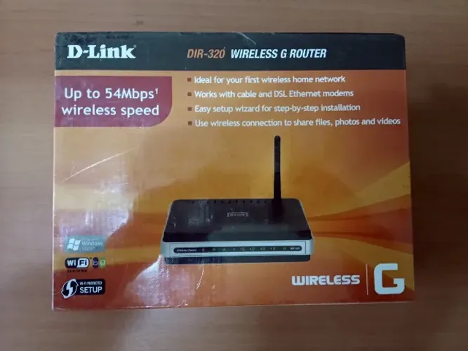 Roteador Wireless D-Link DIR-320 com porta USB