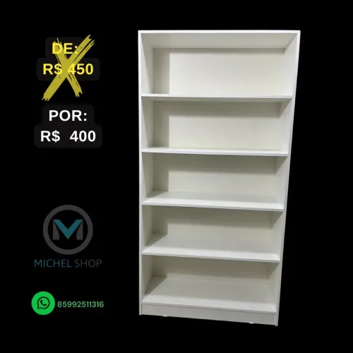 estante expositor prateleira MDF multi uso (90x1.82) Novo R$ 400