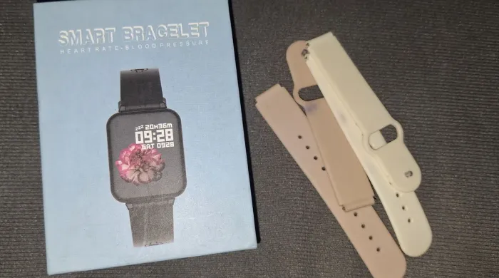 Dois Smartwatch com monitoramento de frequência cardíaca e pressão arterial