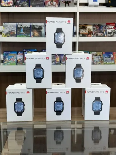 Relógio Huawei Watch Fit 3 || Preto || Lacrado || Até 12x sem juros || Loja Física