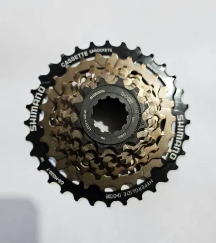 Cassete 7 Shimano T Hg200 12/32Dts (21v) Preto<br>Quantidade máxima de dentes 32
