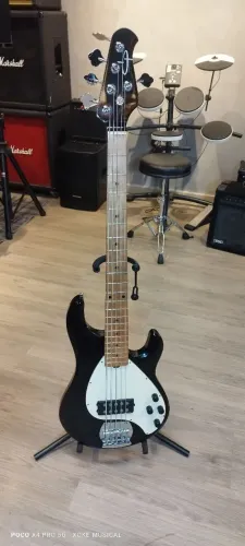 Contrabaixo 5 Cordas OLPBlack com Escala Clara captação Seymour dunkan bass line