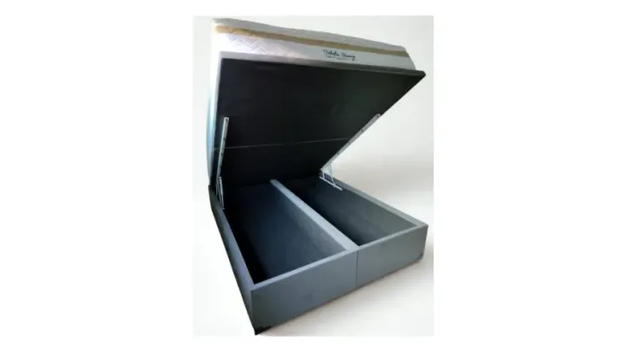 Cama Super King Baú Bipartido 1.93x2.03 com Pistão Pneumático