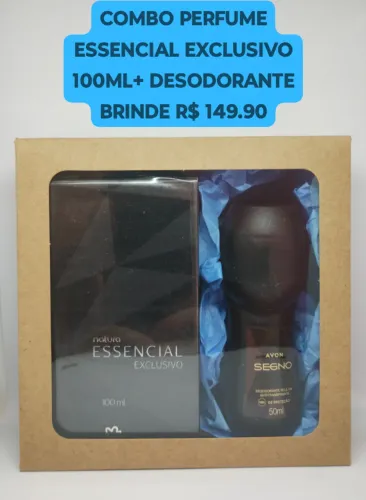 PERFUME NATURA ESSENCIAL EXCLUSIVO 100ML R$ 149,90 CADA + BRINDE
