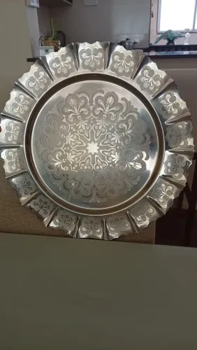Bandeja em aço inox 