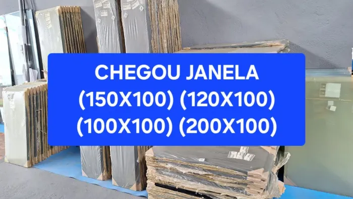 Janelas de Vidro - Diversos Tamanhos