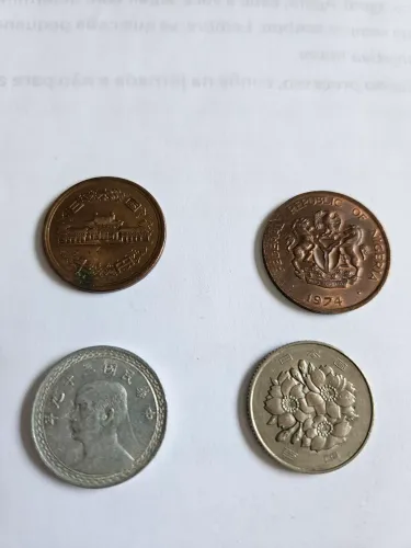 4 moedas antigas