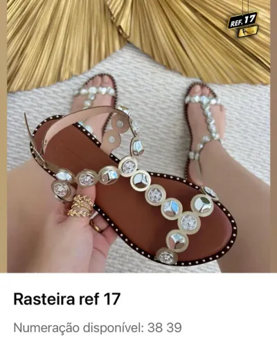 Rasteirinha Ref. 17 - Conforto e Estilo!