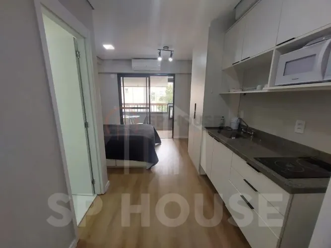 LOCAÇÃO APARTAMENTO STUDIO NO BROOKLIN 25M²