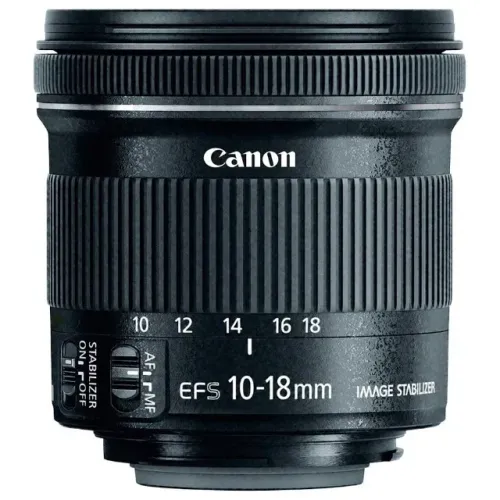 Lente Canon EF-S 10-18mm f/4.5-5.6 IS STM - Nova na caixa