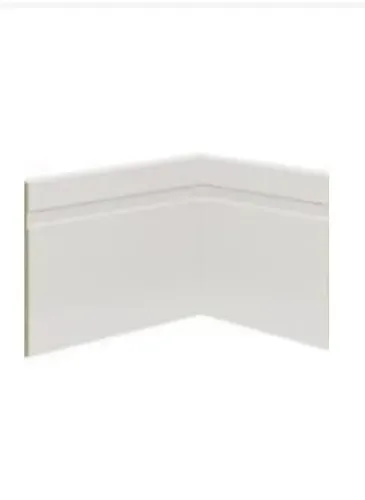 Rodapé MDF branco 