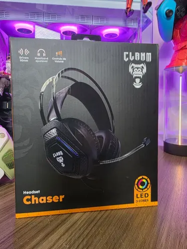 Headset Gamer Clanm Chaser - LED 3 Cores