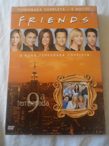DVD Friends a nona temporada completa 4 discos DVD nacional e original
