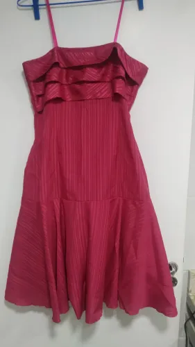Vestido Festa Drapeado