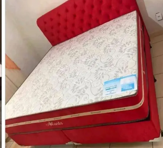Cama Box super king com Cabeceira