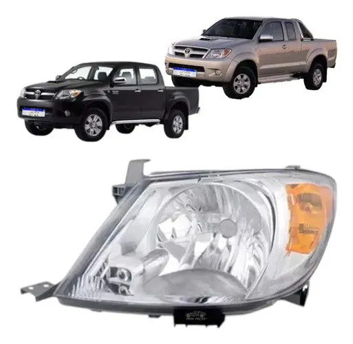 Farol Toyota Hilux Ambar 2006 2007 2008 2009 2010 11 Novo Le Esquerdo/motorista