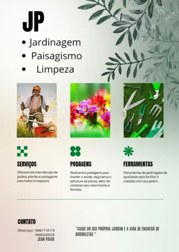 Jardinagem e limpeza 