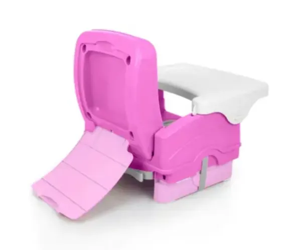 Cadeira Infantil Rosa com Bandeja Removível